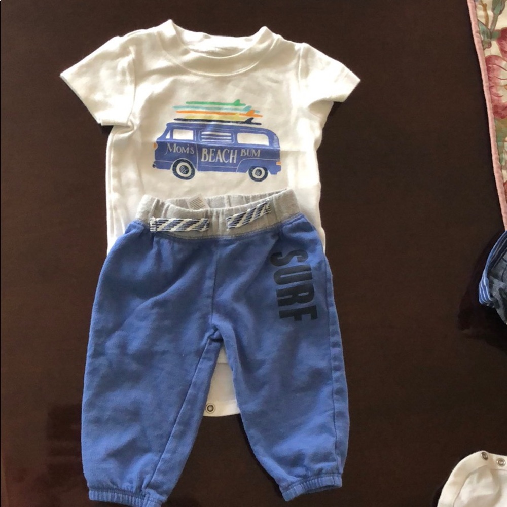 Infant boys matching set